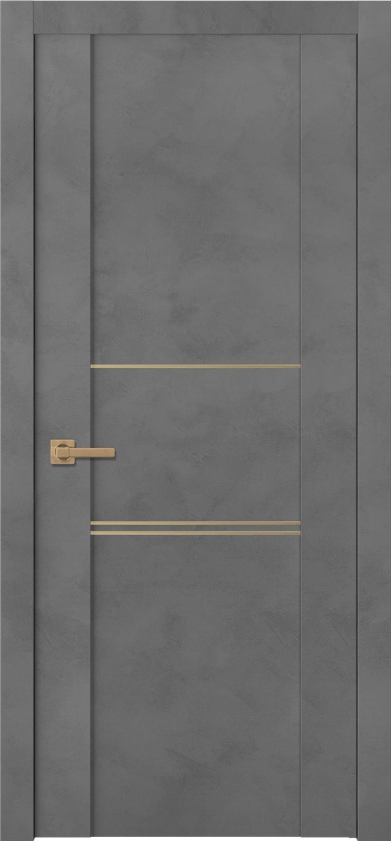 AVON 01 3H GOLD DARK URBAN SWING BELLDINNI MODERN INTERIOR DOOR