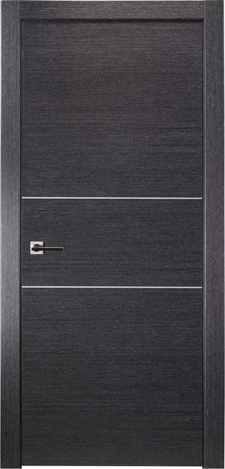 AVANTI 2H BLACK APRICOT SWING BELLDINNI MODERN INTERIOR DOOR