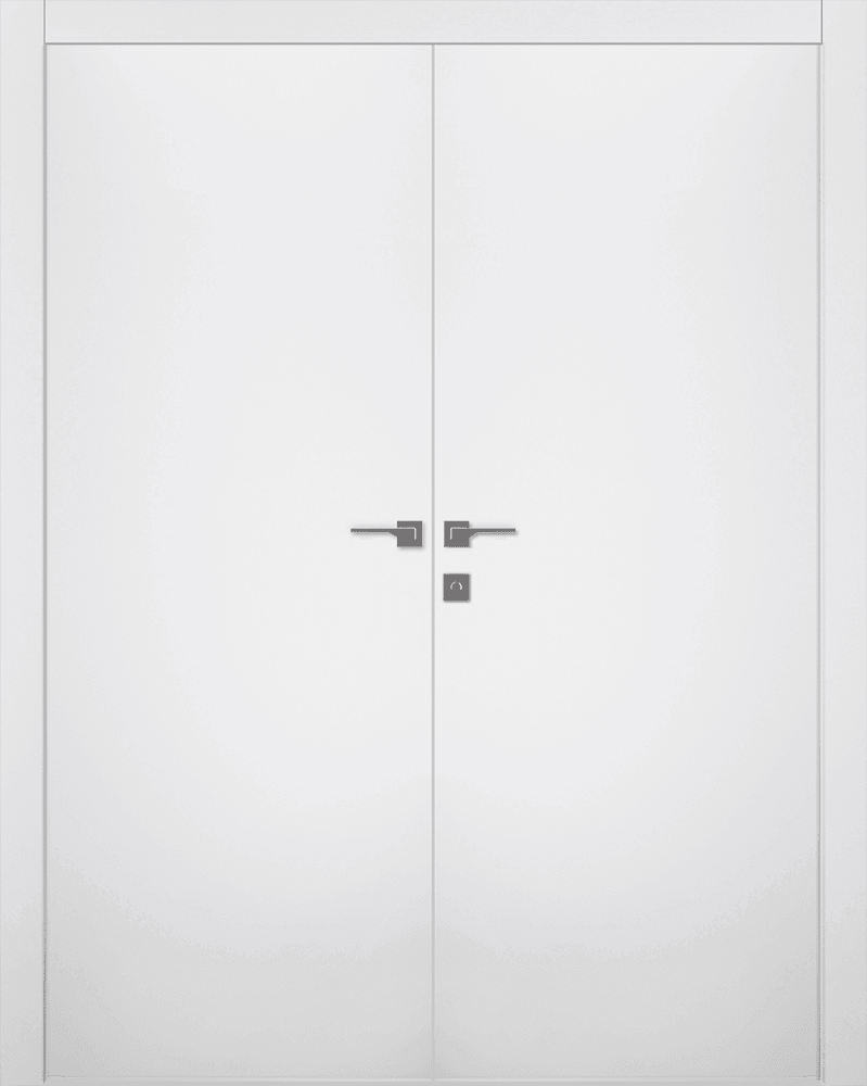 OPTIMA SNOW WHITE DOUBLE BELLDINNI MODERN INTERIOR DOOR