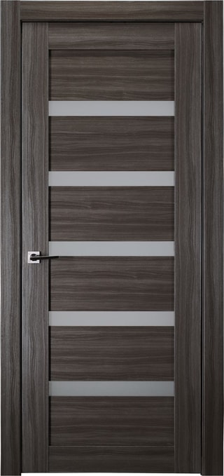 LEORA VETRO GRAY OAK SWING BELLDINNI MODERN INTERIOR DOOR
