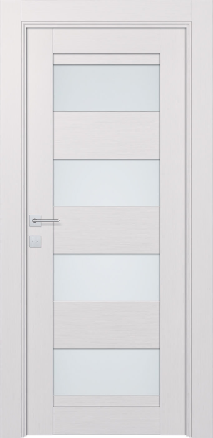 DELLA VETRO BIANCO NOBLE SWING BELLDINNI MODERN INTERIOR DOOR