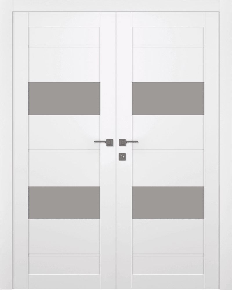 VITA VETRO SNOW WHITE CLOSET BELLDINNI MODERN INTERIOR DOOR