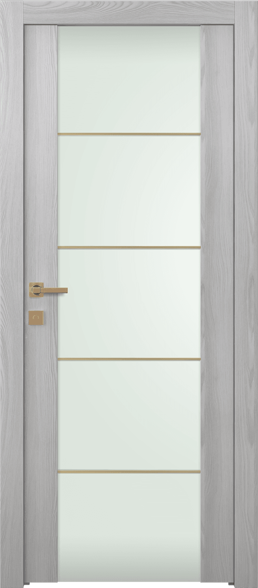 AVON 202 4H GOLD STRIPS VETRO RIBEIRA ASH SWING DOORS BELLDINNI MODERN INTERIOR DOOR