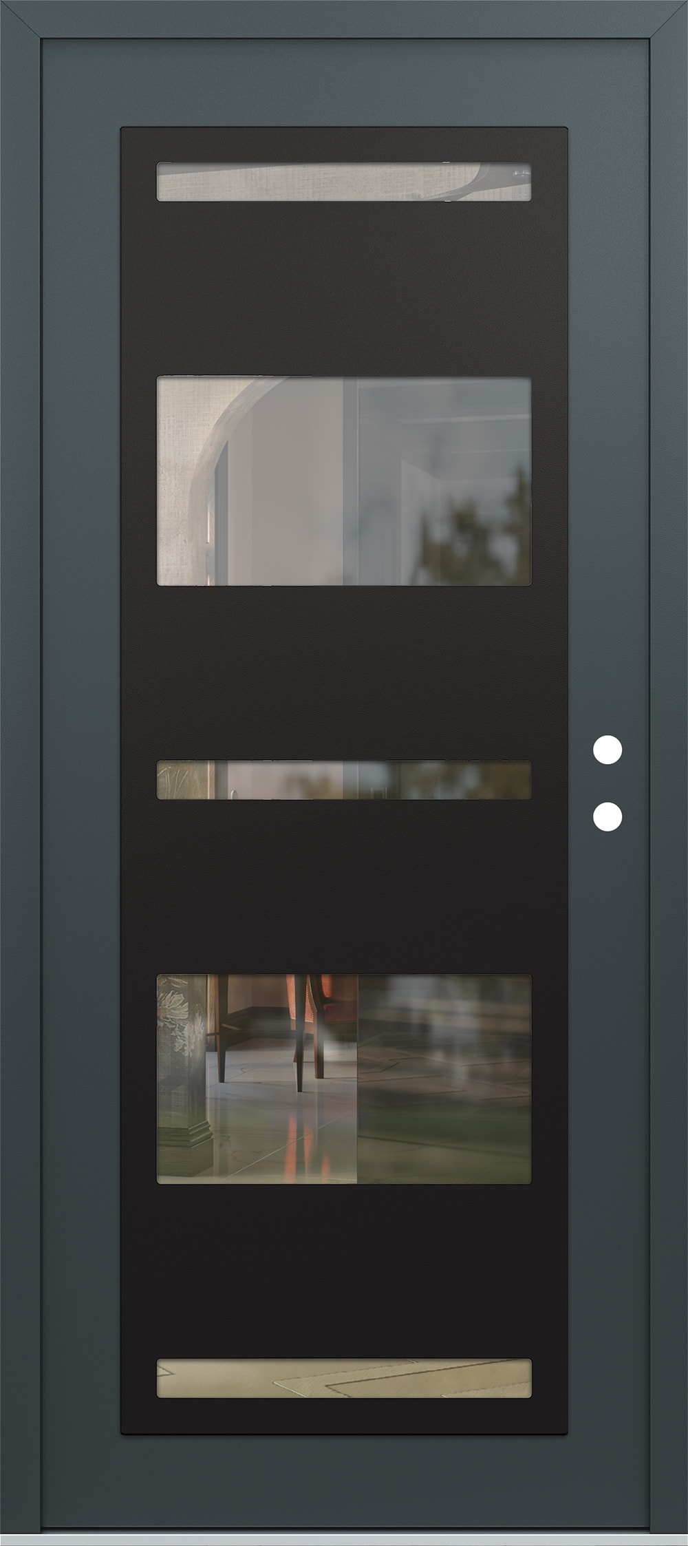Modern Steel Front Door Diamond C10