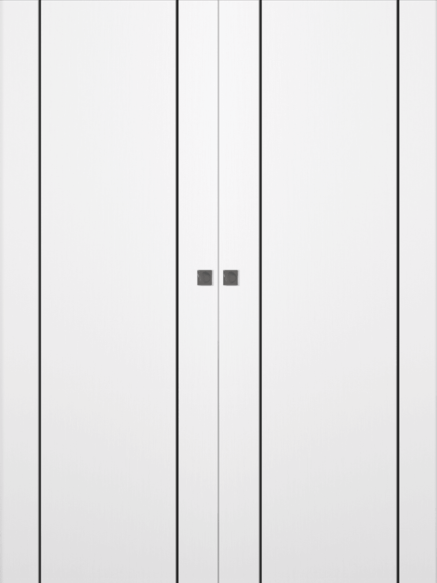 SMART PRO 2U BLACK POLAR WHITE DOUBLE MAGIC DOORS BELLDINNI MODERN INTERIOR DOOR