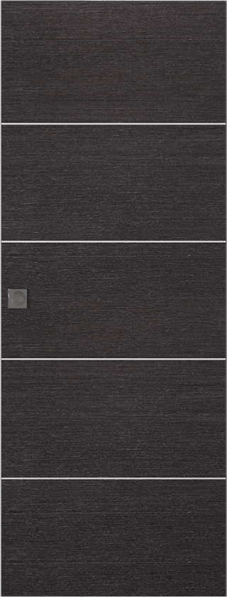 AVANTI 4H BLACK APRICOT MAGIC BELLDINNI MODERN INTERIOR DOOR