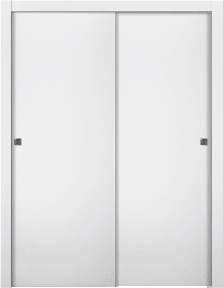 OPTIMA SNOW WHITE BYPASS BELLDINNI MODERN INTERIOR DOOR