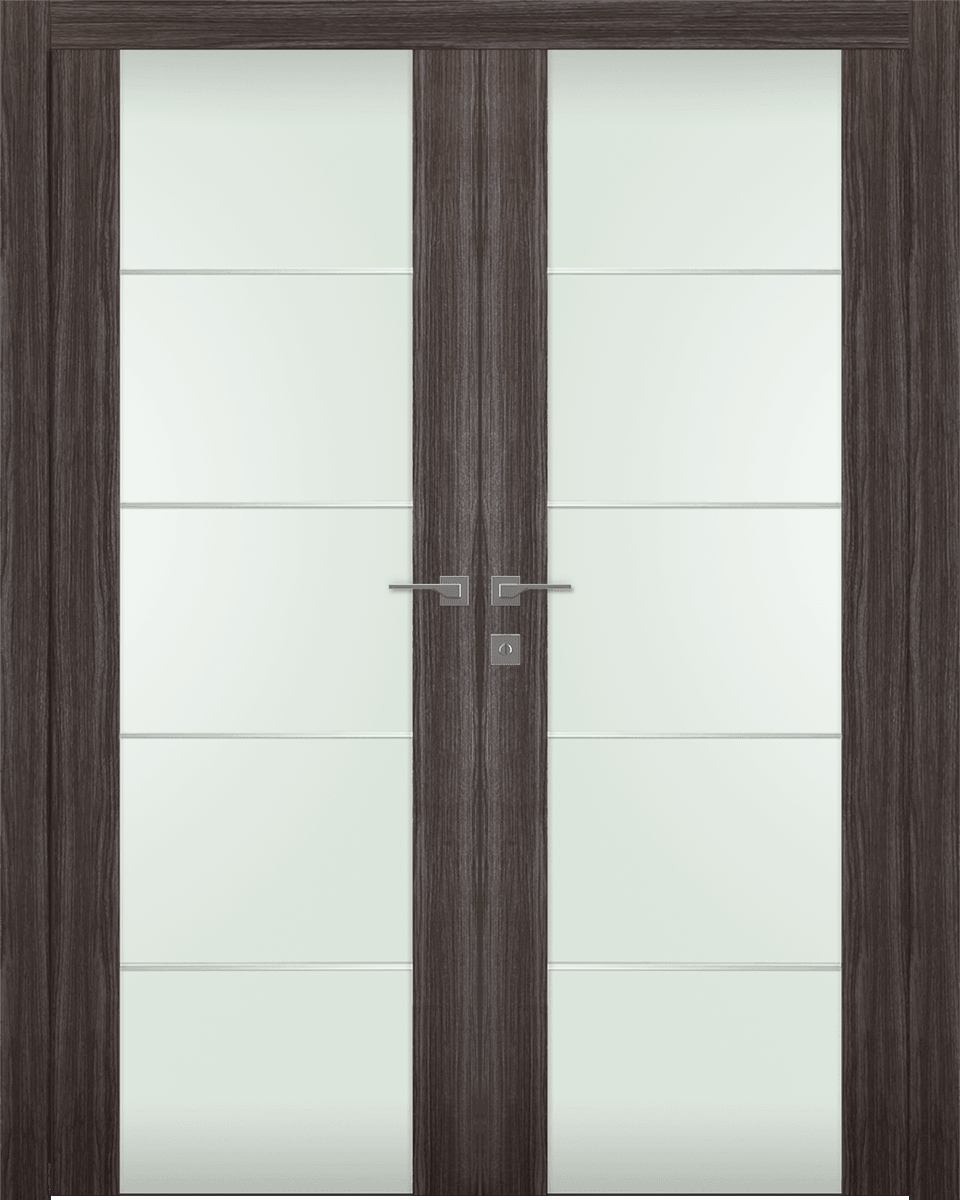 PALLADIO 202 4H VETRO GRAY OAK CLOSET DOORS BELLDINNI MODERN INTERIOR DOOR