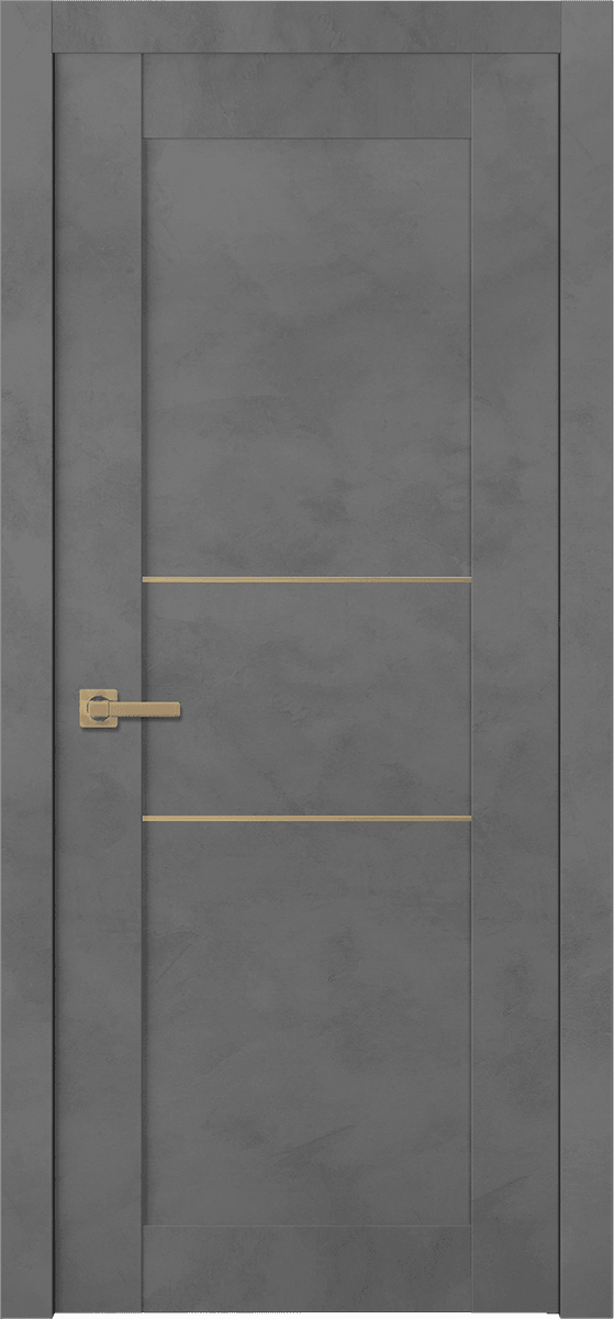 AVON 07 2H GOLD DARK URBAN SWING BELLDINNI MODERN INTERIOR DOOR