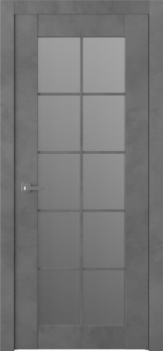 AVON 10 LITE VETRO DARK URBAN SWING BELLDINNI MODERN INTERIOR DOOR