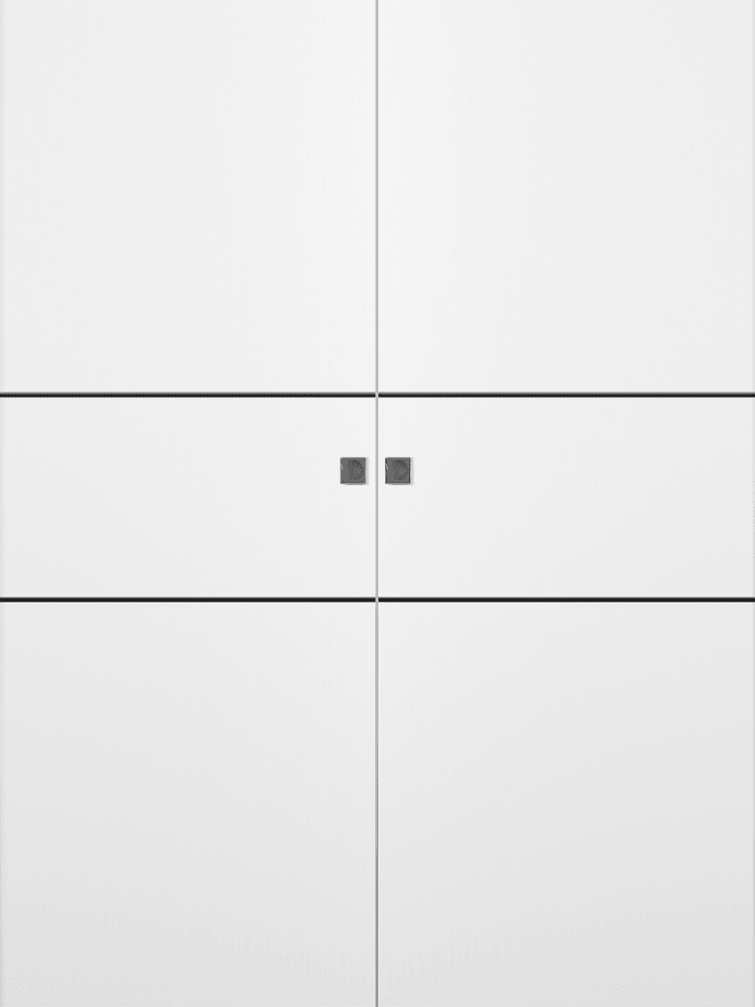 PALLADIO 2H BLACK BIANCO NOBLE DOUBLE MAGIC DOORS BELLDINNI MODERN INTERIOR DOOR