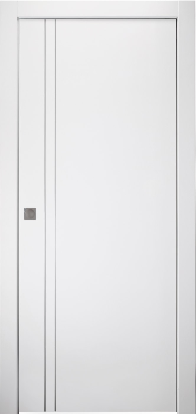 SMART PRO 2V POLAR WHITE POCKET BELLDINNI MODERN INTERIOR DOOR