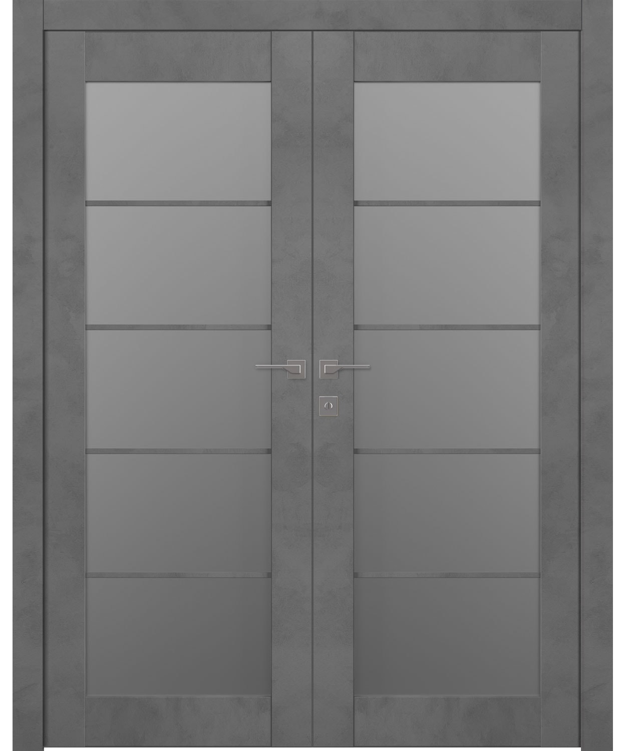 AVON 5 LITE VETRO DARK URBAN CLOSET BELLDINNI MODERN INTERIOR DOOR