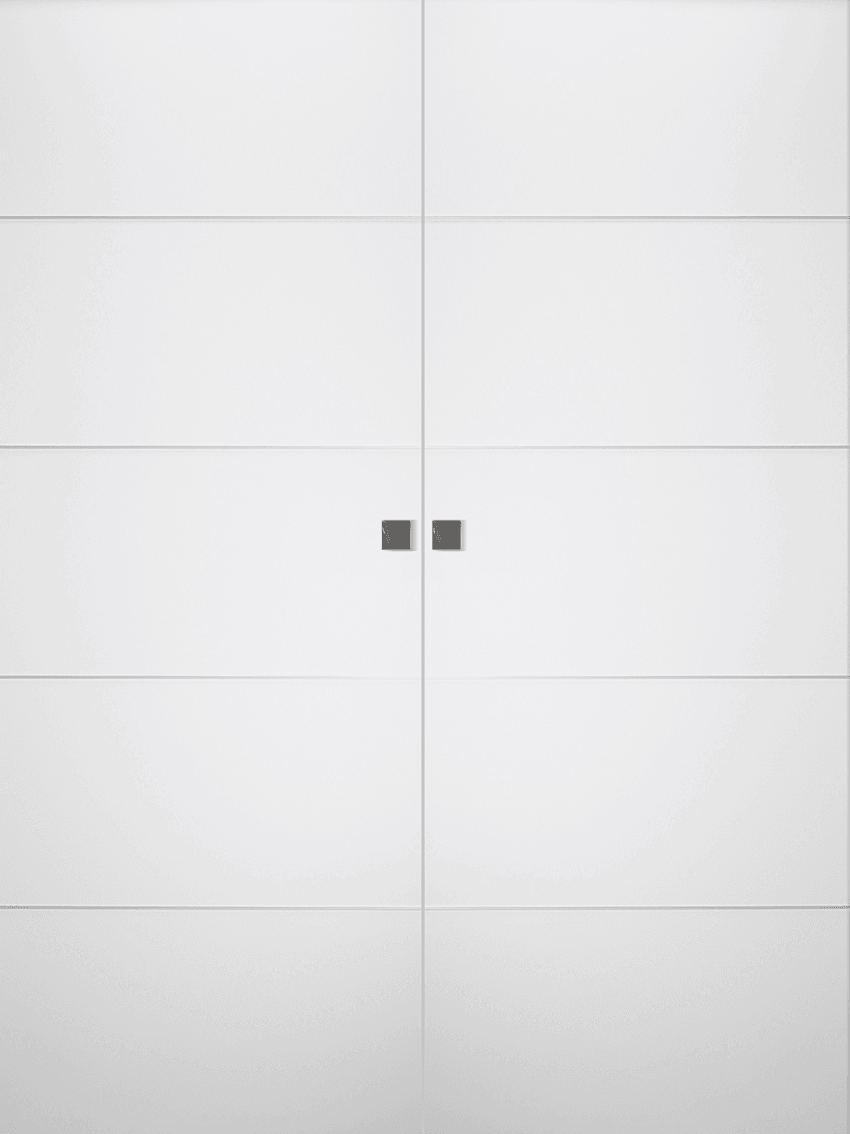 ARVIKA POLAR WHITE DOUBLE MAGIC BELLDINNI MODERN INTERIOR DOOR