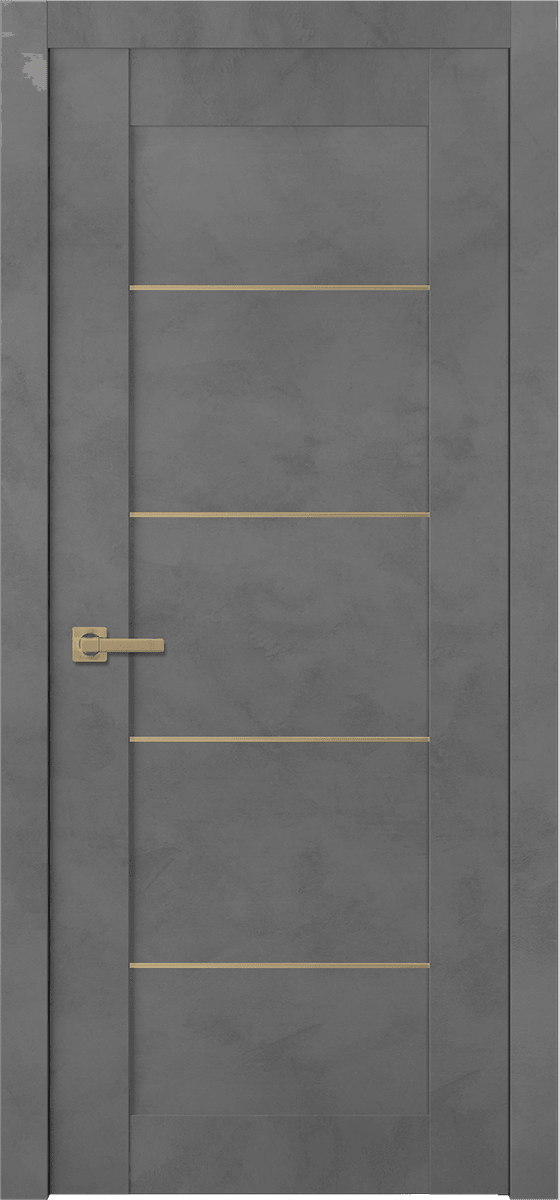 AVON 07 4H GOLD DARK URBAN SWING BELLDINNI MODERN INTERIOR DOOR