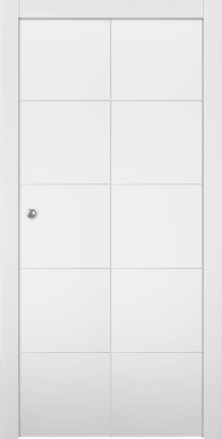 ARVIKA POLAR WHITE BI-FOLD BELLDINNI MODERN INTERIOR DOOR