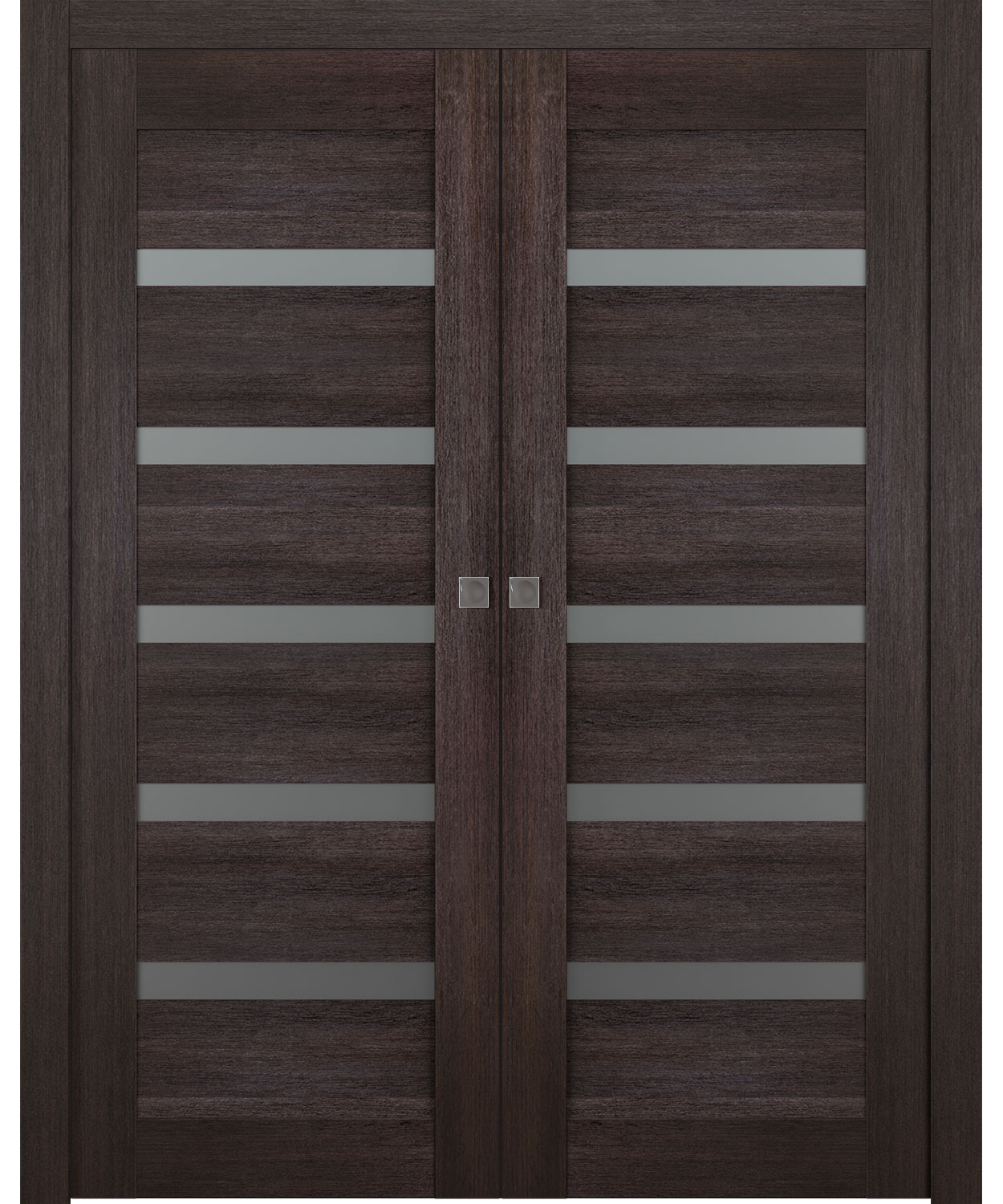 AVON 07-04 VETRO VERALINGA OAK DOUBLE POCKET BELLDINNI MODERN INTERIOR DOOR