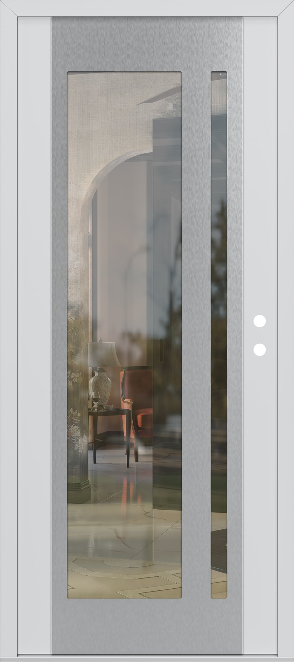 Modern Steel Front Door Diamond C15