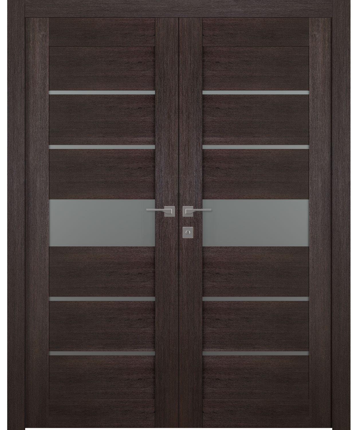 AVON 07-06 VETRO VERALINGA OAK DOUBLE BELLDINNI MODERN INTERIOR DOOR