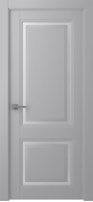 AURUM 2 VETRO LIGHT GREY SWING BELLDINNI MODERN INTERIOR DOOR