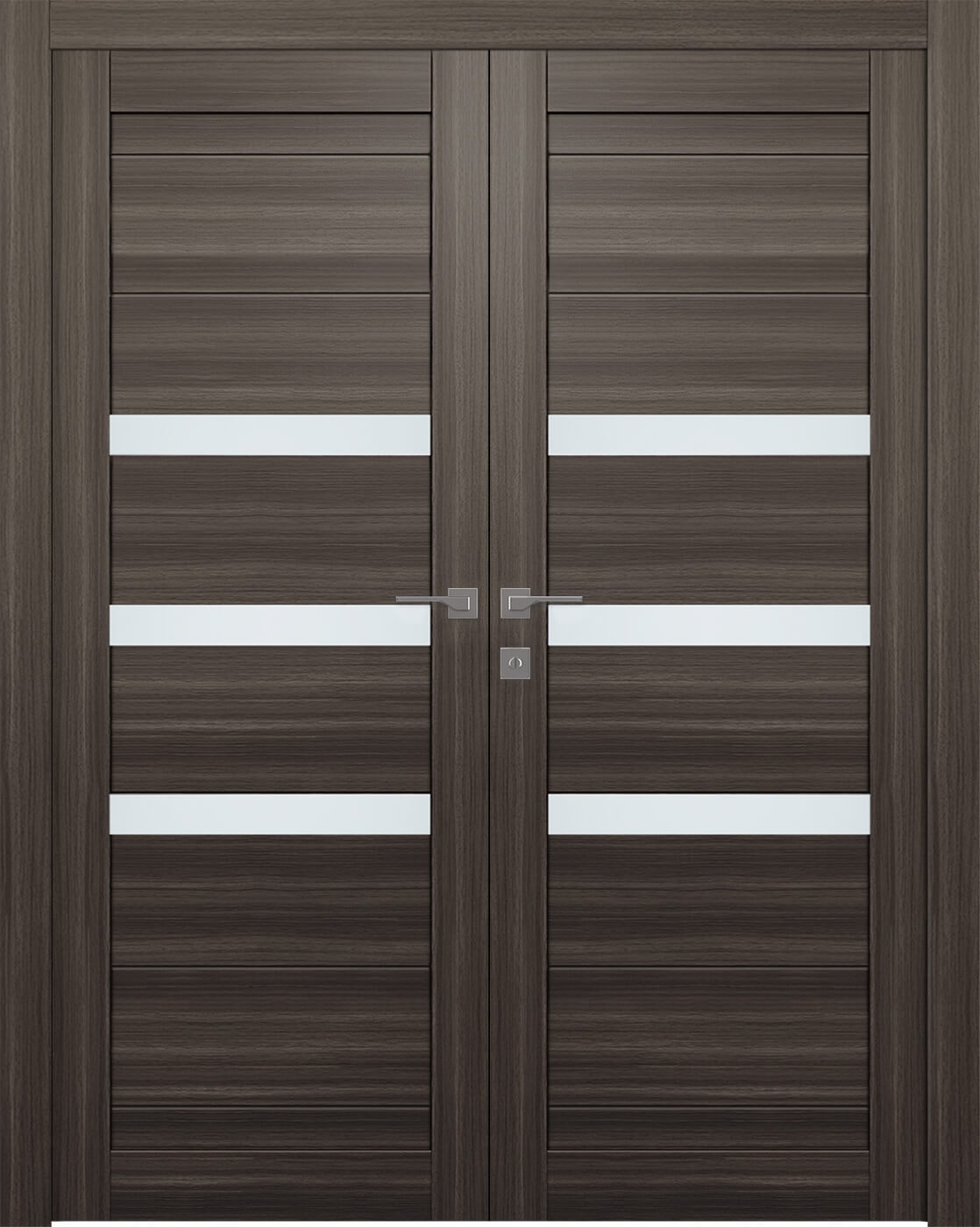 DORA VETRO GRAY OAK CLOSET BELLDINNI MODERN INTERIOR DOOR