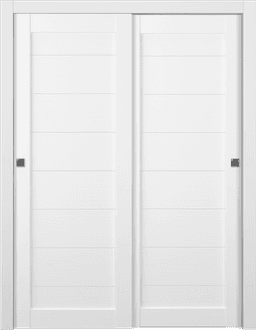 ERMI BIANCO NOBLE BYPASS BELLDINNI MODERN INTERIOR DOOR - 1