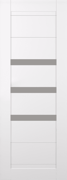 DORA VETRO SNOW WHITE SLAB BELLDINNI MODERN INTERIOR DOOR - 1