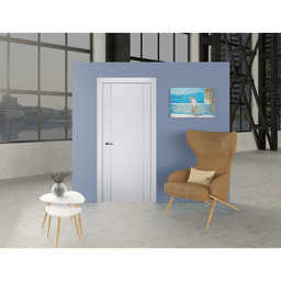 OPTIMA 2U SNOW WHITE BI-FOLD BELLDINNI MODERN INTERIOR DOOR - 3