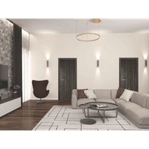 PALLADIO GRAY OAK DOUBLE POCKET DOORS BELLDINNI MODERN INTERIOR DOOR - 4