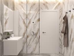 SMART PRO FLAT POLAR WHITE SWING BELLDINNI MODERN INTERIOR DOOR - 3