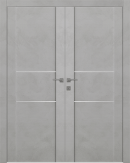 AVON 01 2H LIGHT URBAN DOUBLE BELLDINNI MODERN INTERIOR DOOR - 1