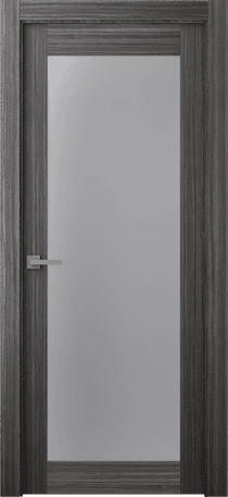 PALLADIO 207 VETRO GRAY OAK SWING BELLDINNI MODERN INTERIOR DOOR - 1