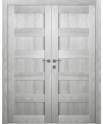 AVON 07 4R RIBEIRA ASH DOUBLE BELLDINNI MODERN INTERIOR DOOR - 1