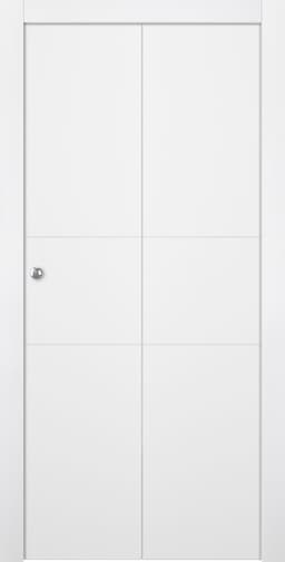 PALLADIO 2H BIANCO NOBLE BI-FOLD BELLDINNI MODERN INTERIOR DOOR - 1