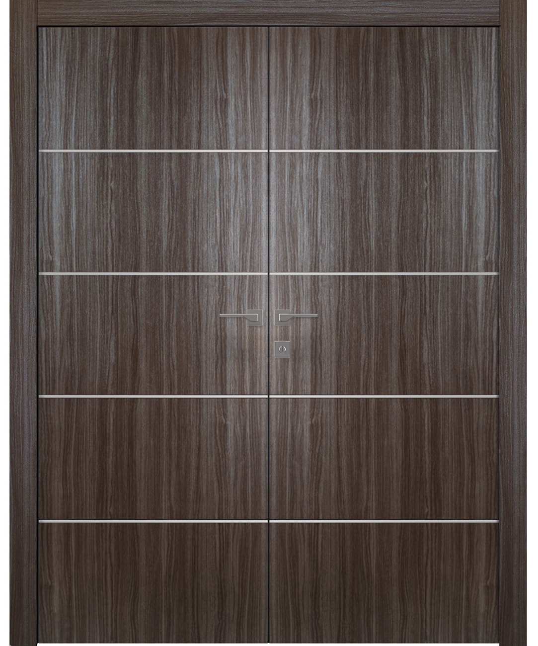 PALLADIO 4H GRAY OAK DOUBLE BELLDINNI MODERN INTERIOR DOOR