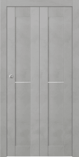 AVON 07 1H LIGHT URBAN BI-FOLD BELLDINNI MODERN INTERIOR DOOR - 1