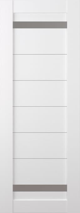 PERLA VETRO BIANCO NOBLE SLAB BELLDINNI MODERN INTERIOR DOOR - 1