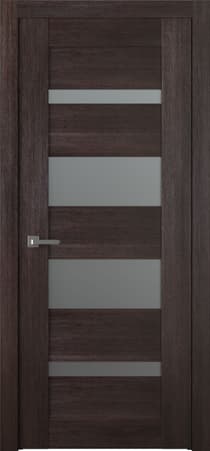 AVON 07-01 VETRO VERALINGA OAK SWING BELLDINNI MODERN INTERIOR DOOR - 1
