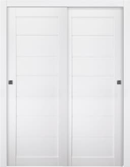 ALDA BIANCO NOBLE BYPASS BELLDINNI MODERN INTERIOR DOOR - 1