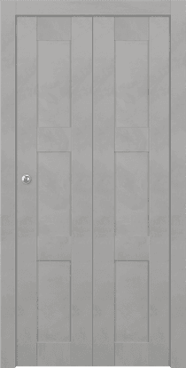 AVON 07 2RN LIGHT URBAN DOUBLE BI-FOLD BELLDINNI MODERN INTERIOR DOOR - 1