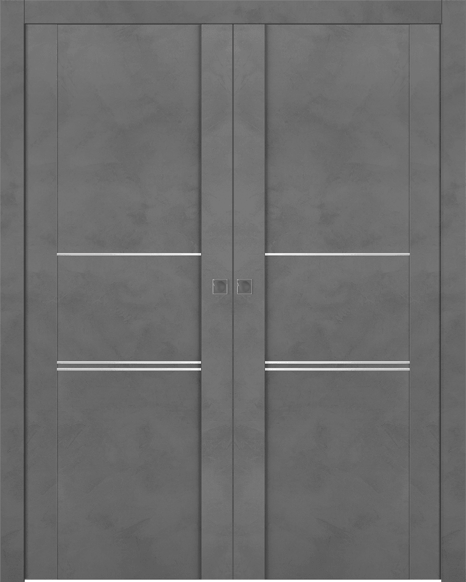 AVON 01 3H DARK URBAN DOUBLE POCKET DOORS BELLDINNI MODERN INTERIOR DOOR