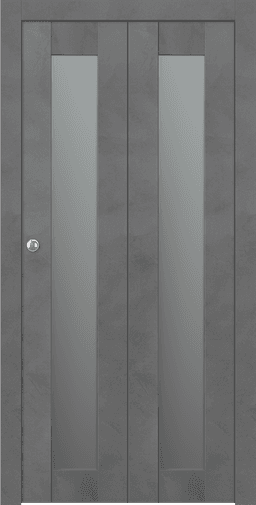 AVON 207 VETRO DARK URBAN BI-FOLD BELLDINNI MODERN INTERIOR DOOR - 1