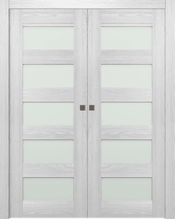 AVON 07-07 VETRO RIBEIRA ASH DOUBLE POCKET DOORS BELLDINNI MODERN INTERIOR DOOR - 1