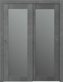 AVON 207 VETRO DARK URBAN BYPASS BELLDINNI MODERN INTERIOR DOOR - 1