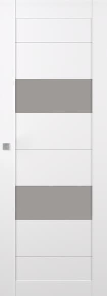 BERTA VETRO SNOW WHITE MAGIC BELLDINNI MODERN INTERIOR DOOR - 1