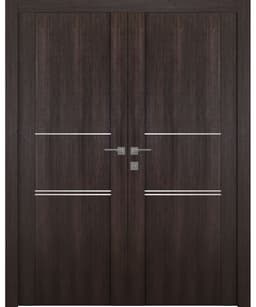 AVON 01 3H VERALINGA OAK DOUBLE BELLDINNI MODERN INTERIOR DOOR - 1