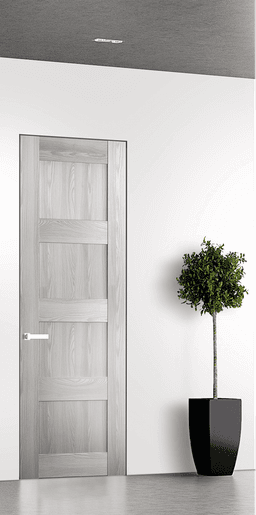 AVON 07 3R RIBEIRA ASH DOUBLE INVISIBLE METAL FRAME BELLDINNI MODERN INTERIOR DOOR - 1