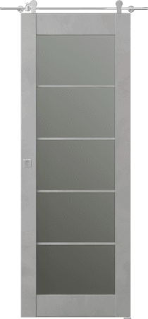 AVON 5 LITE VETRO LIGHT URBAN BARN BELLDINNI MODERN INTERIOR DOOR - 1