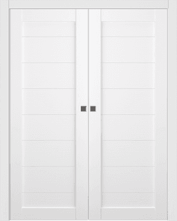 ERMI BIANCO NOBLE DOUBLE POCKET BELLDINNI MODERN INTERIOR DOOR - 8