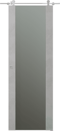 AVON 202 VETRO LIGHT URBAN BARN BELLDINNI MODERN INTERIOR DOOR - 1